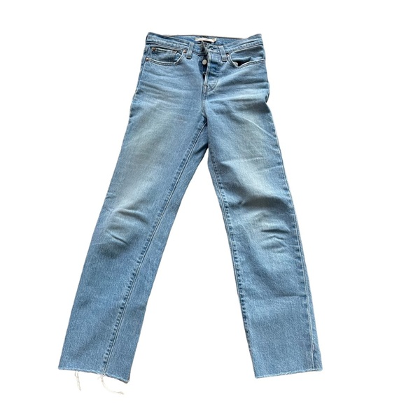 Levi's Women's High Rise Jeans - Medium Blue - Picture 2 of 9